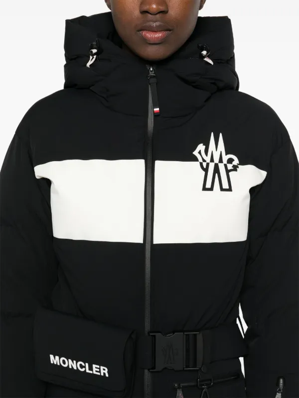 新品Moncler GRENOBLE ski 板 Moncler Grenoble Padded Ski Suit | Black | FARFETCH