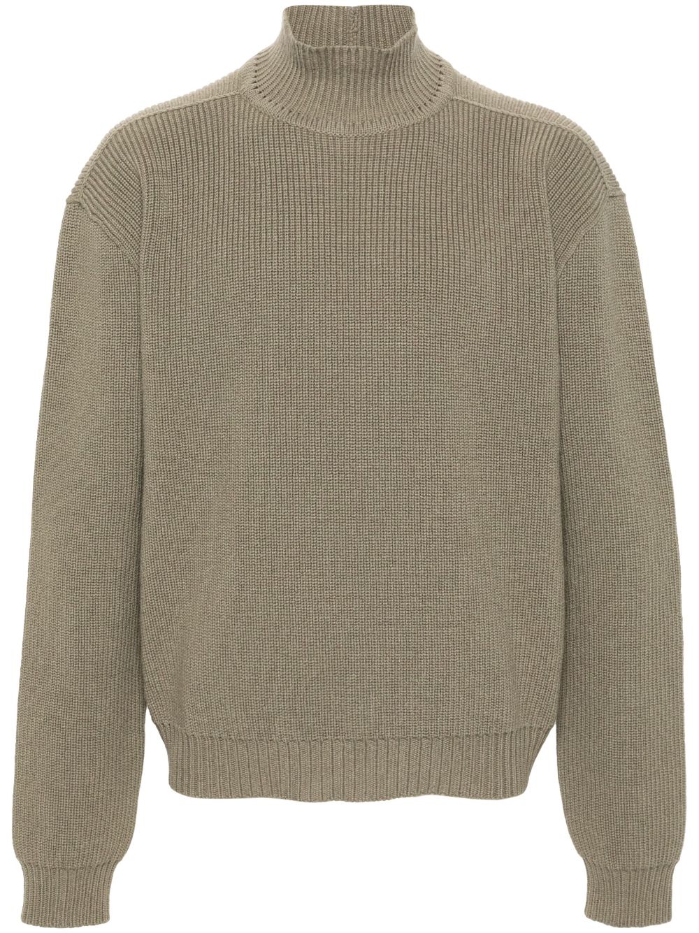 roll-neck virgin-wool jumper