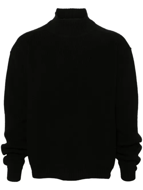 Pull en laine vierge à col roulé - Rick Owens - Modalova