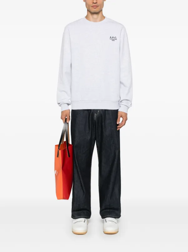 【関税込み】A.P.C. グレー Standard Rue Madame フーディ Standard Rue Madame hoodie | Napped organic fleece | A.P.C.