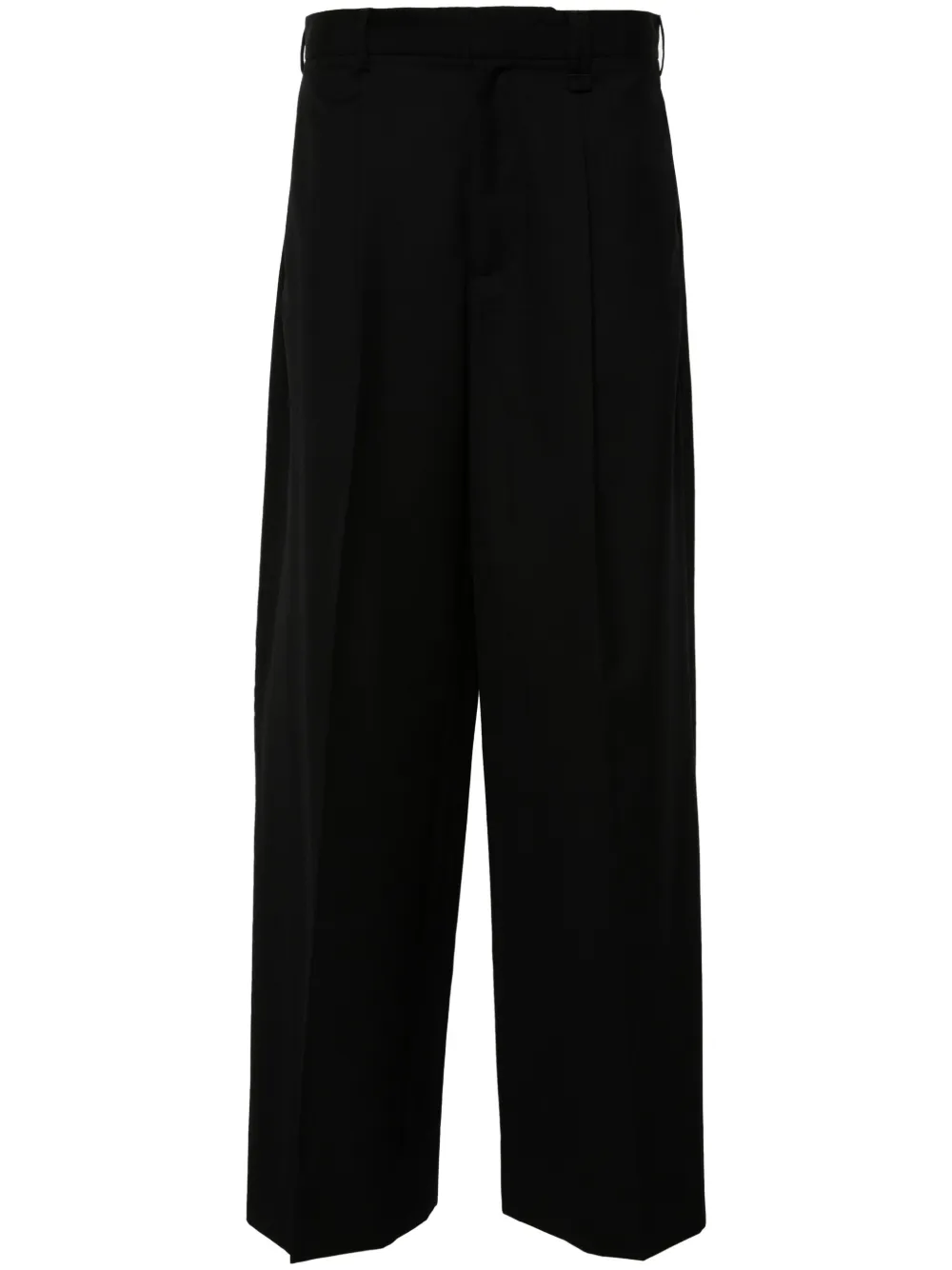 Simone Rocha pleated wide-leg trousers | Black | Image 1