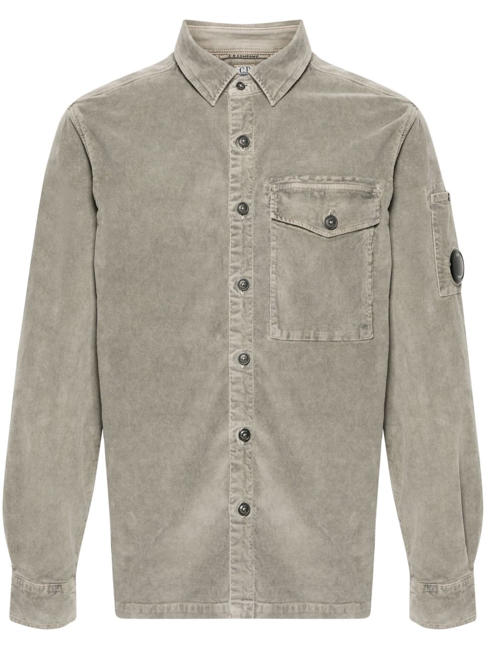 C.P. Company Lens-detail corduroy shirt - Green