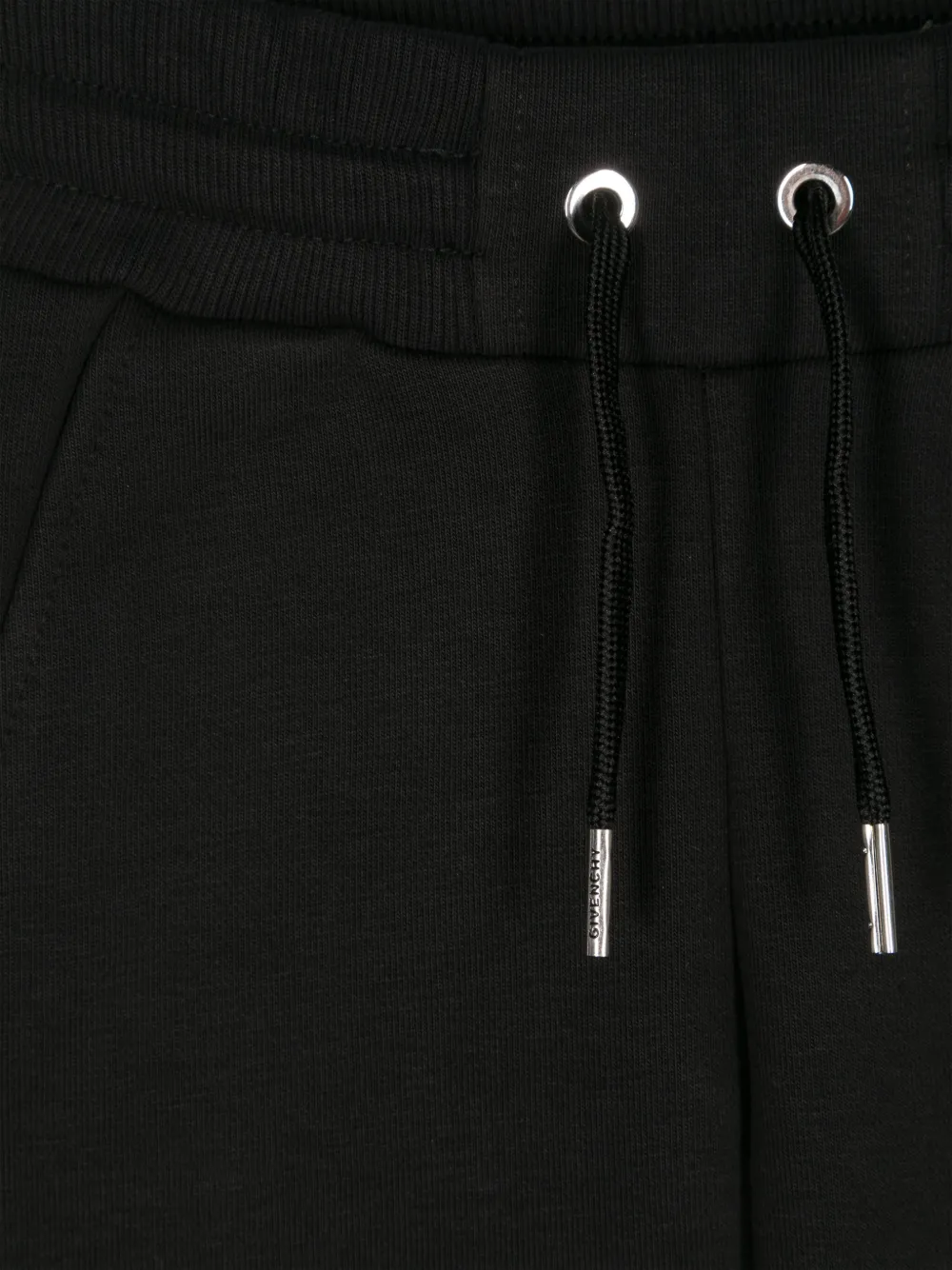 Givenchy Kids Katoenen trainingsbroek met logoprint Zwart
