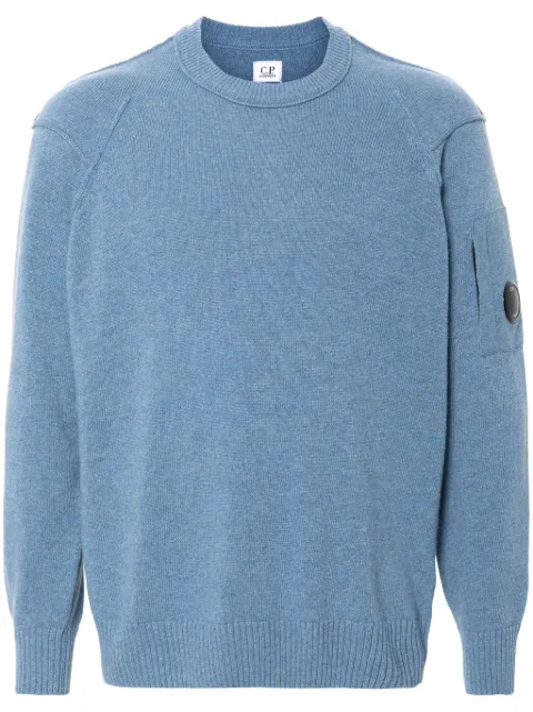 C.P. Company Lens-detail wool blend jumper