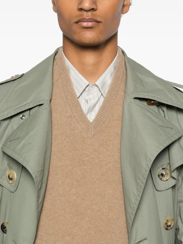 Maison Margiela Vネック セーター Maison Margiela Vネック セーター | ニュートラル | FARFETCH JP