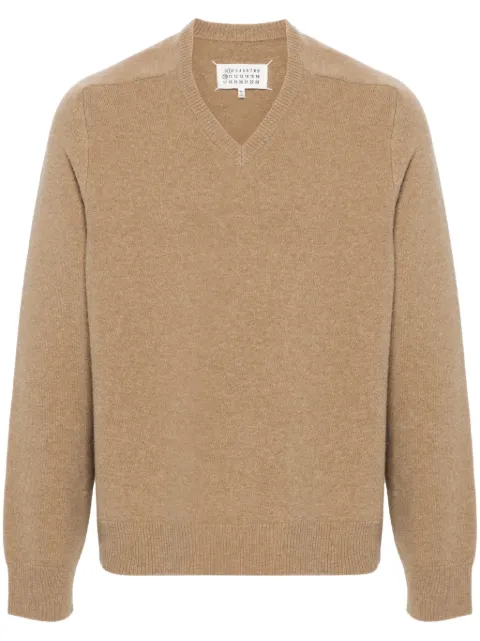 Maison Margiela V-neck wool jumper