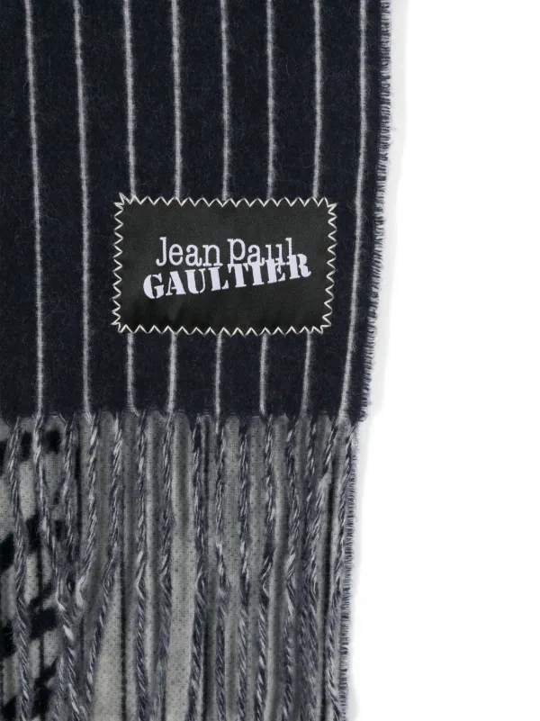 Jean Paul Gaultier Striped Scarf | Blue | FARFETCH