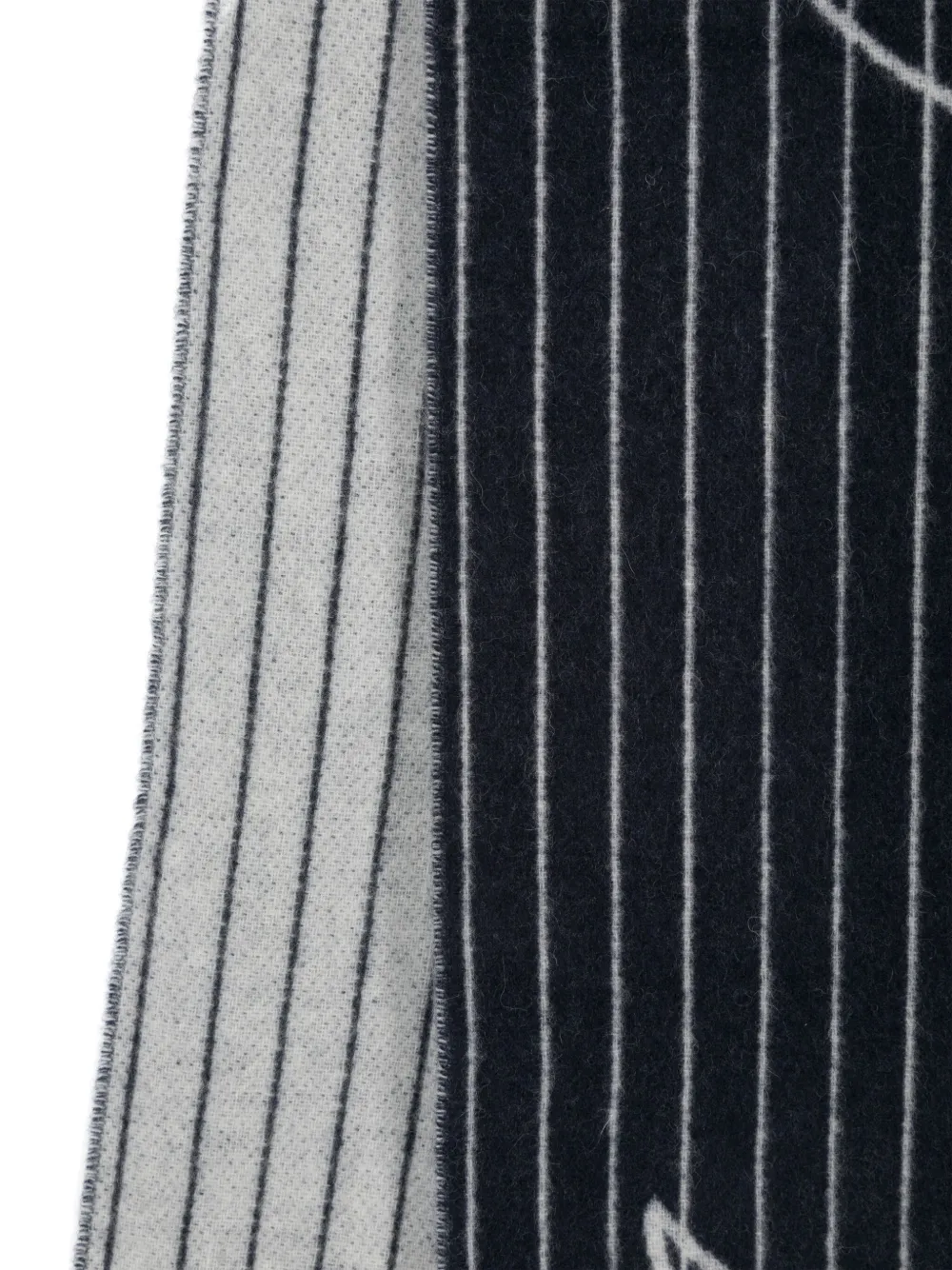 Jean Paul Gaultier Gestreepte sjaal - Blauw