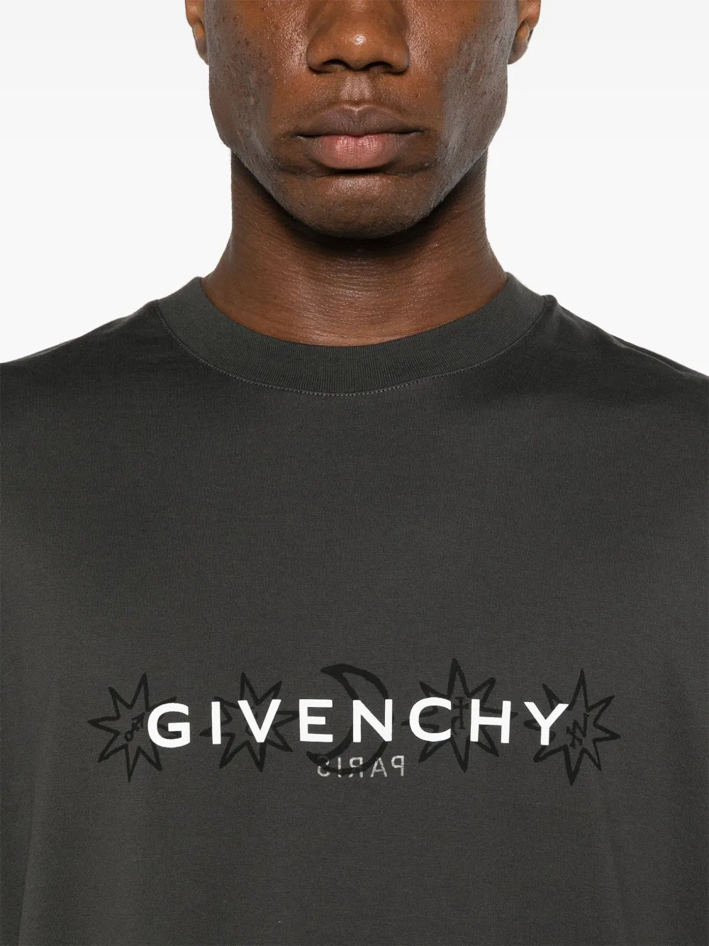 Givenchy Katoenen T-shirt met tarotprint Groen