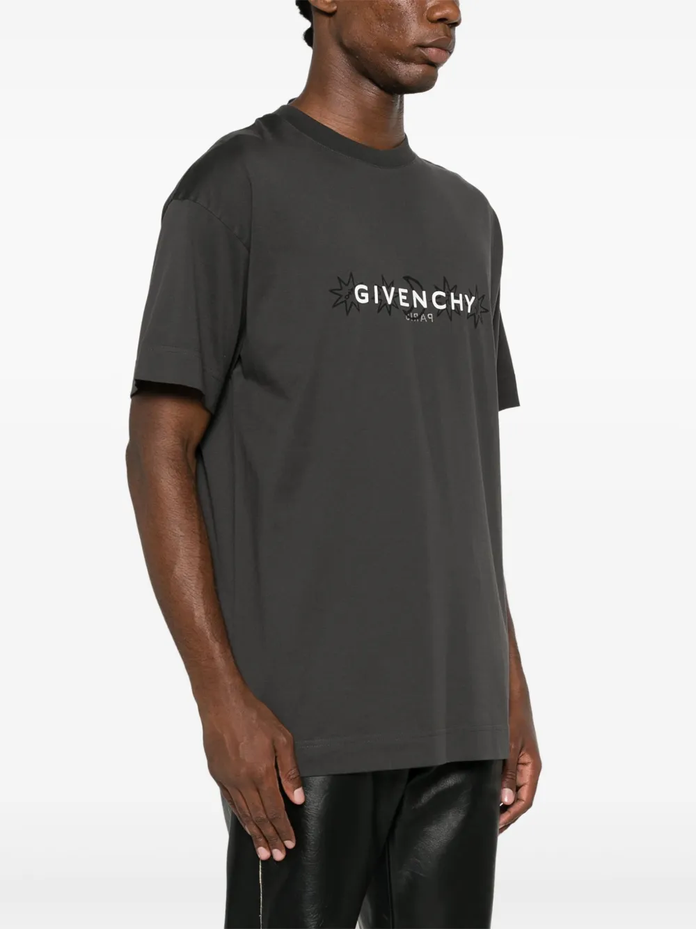 Givenchy Katoenen T-shirt met tarotprint Groen