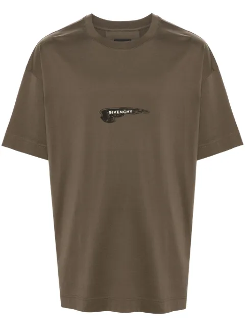 Givenchy Wings-print cotton T-shirt Men