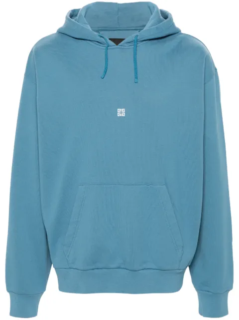 Affordable Givenchy 4G-embroidered drawstring hoodie Men