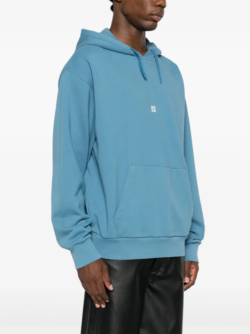 Affordable Givenchy 4G-embroidered drawstring hoodie Men