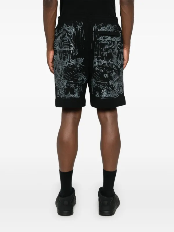 Givenchy プリント ショートパンツ | ブラック | FARFETCH JP