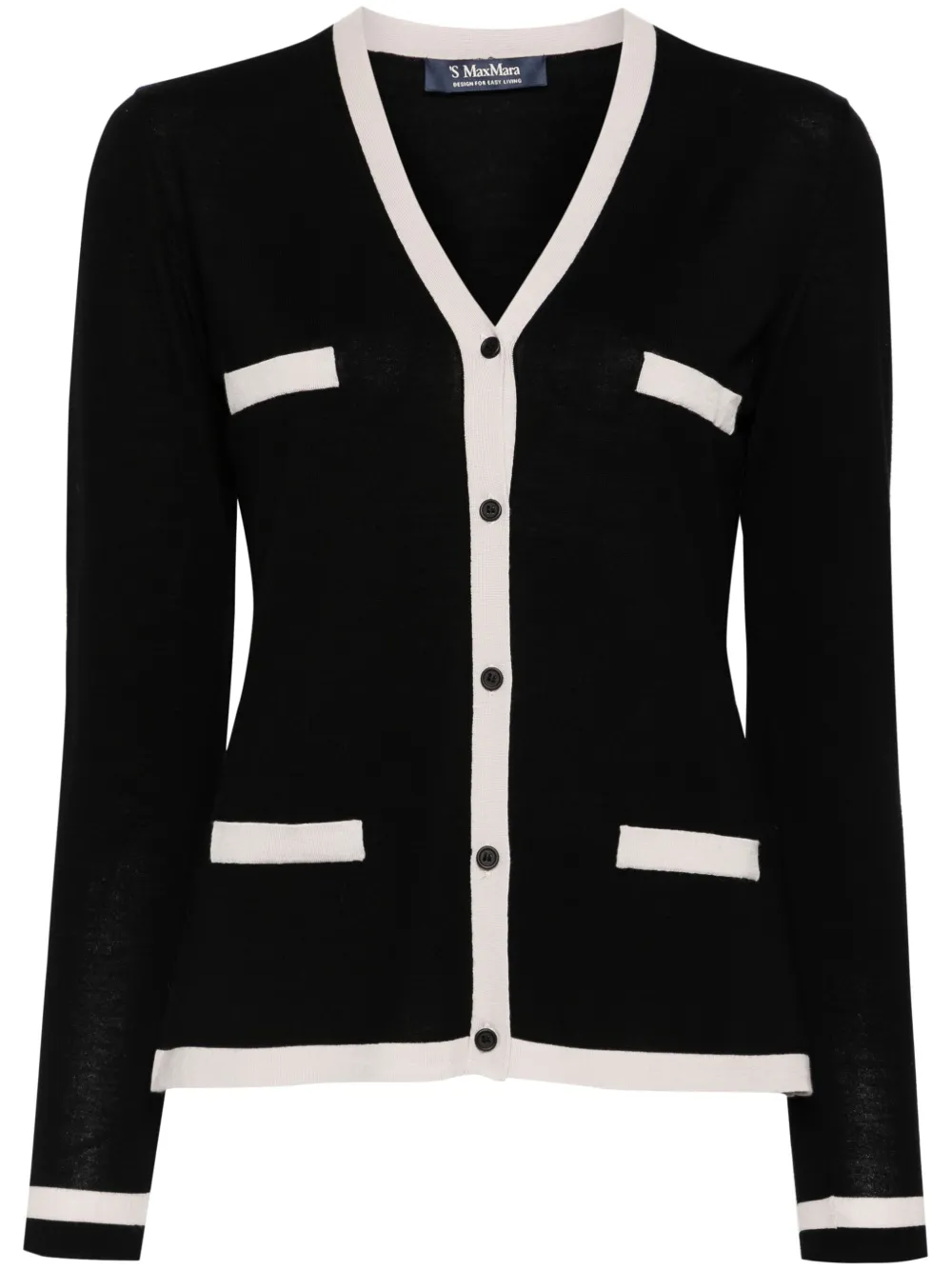 'S Max Mara Kenya vest Zwart