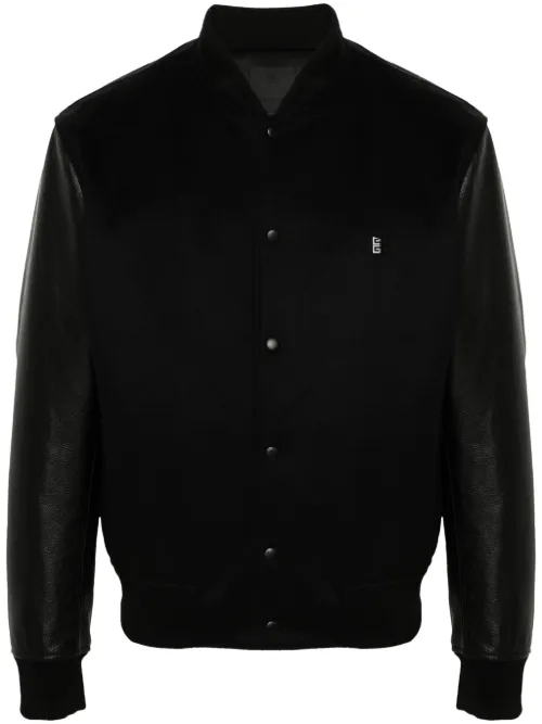 Veste bomber à plaque logo 4G - Givenchy - Modalova
