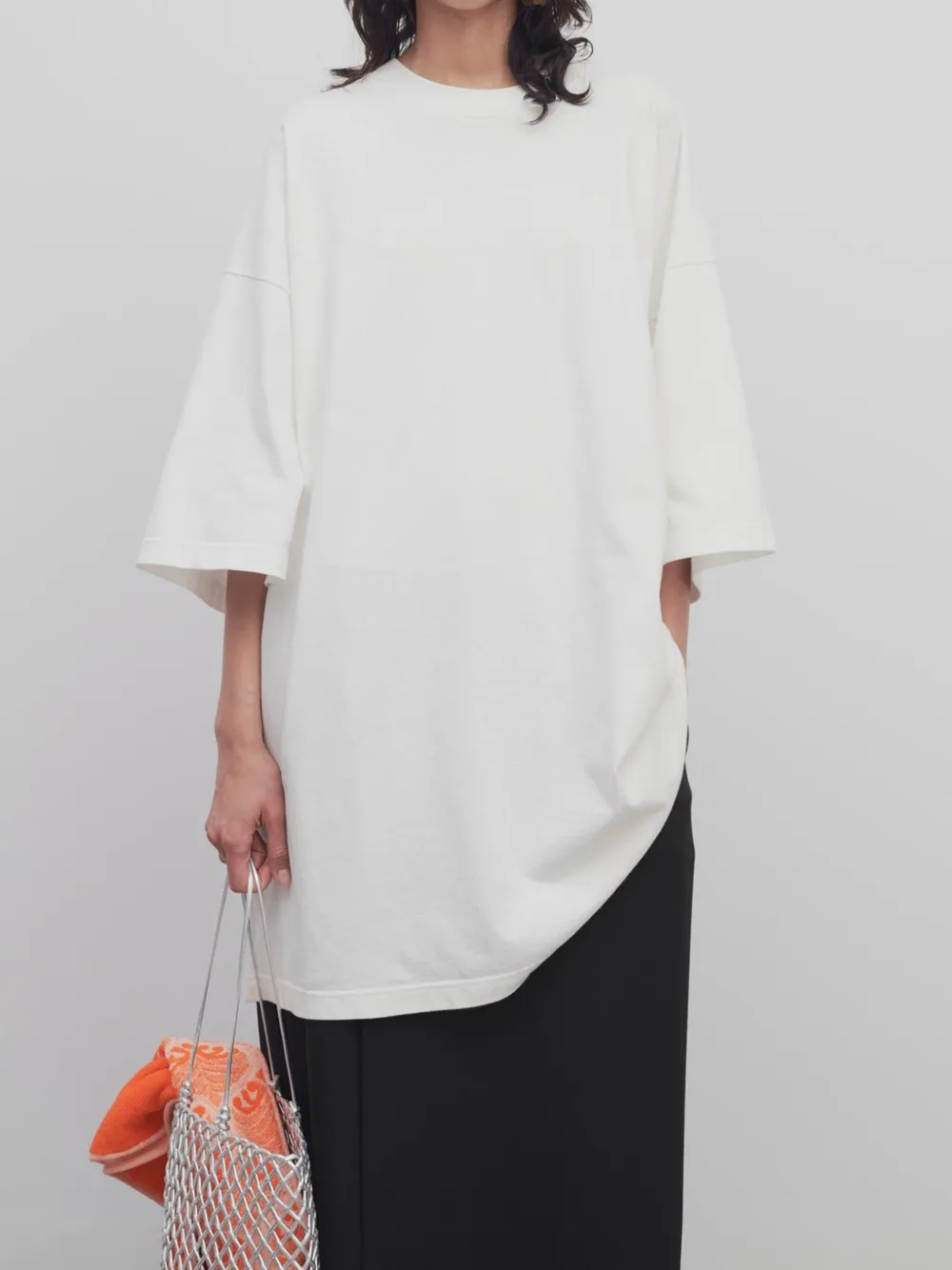 The Row Isha Top in Cotton - Wit