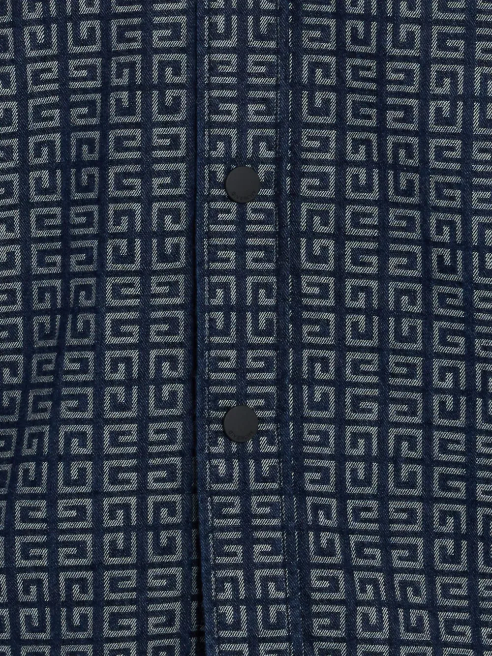 Givenchy Kids 4G spijkerblouse Blauw
