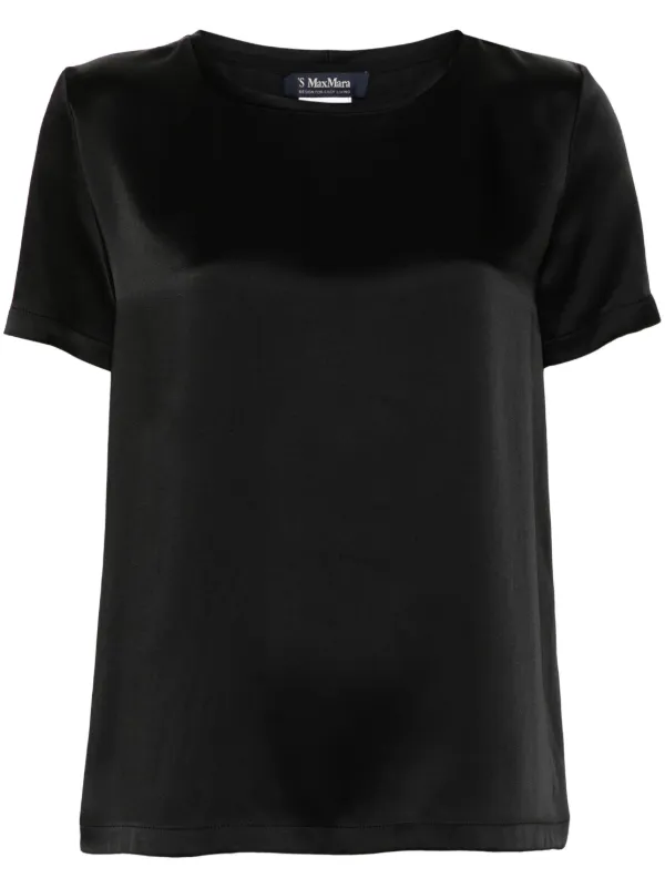 MAXMARA Tシャツ XS ブラック S Max Mara Rebecca Tシャツ | ブラック | FARFETCH JP