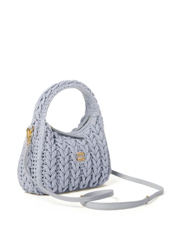 2022AW◇【Miu Miu】レザー トップハンドルスモールバッグ