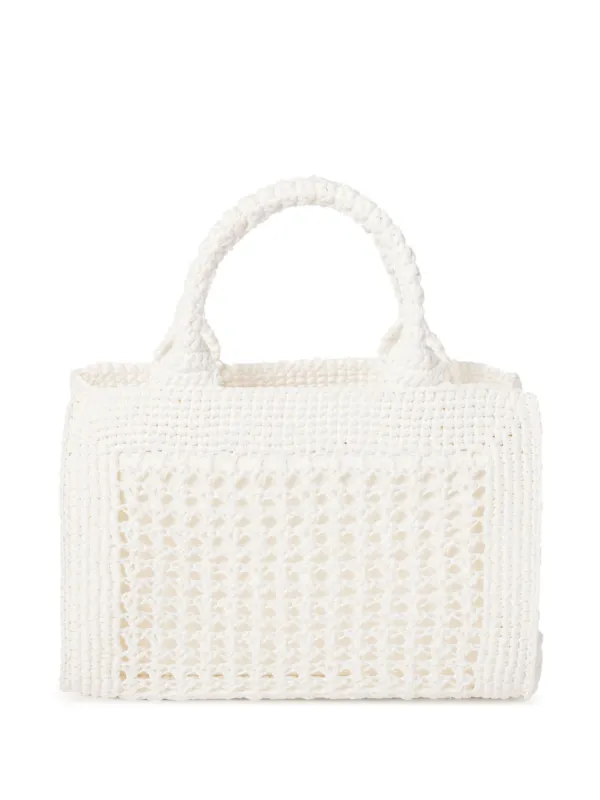 MIUMIU ラフィアハンドバック 5BE082 MIU MIU ラフィア トートバッグ (MiuMiu/かごバッグ) 5BG230