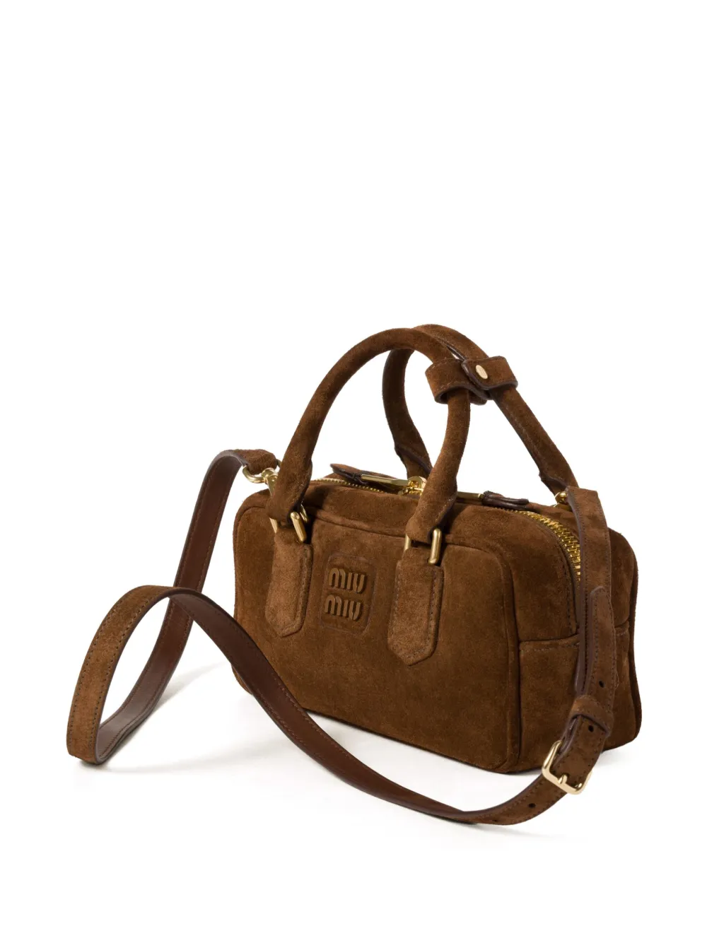 Miu Miu Arcadie suede tote bag