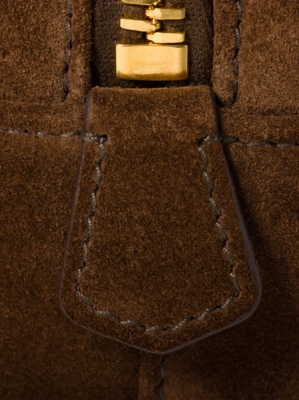 Shop Miu Miu Arcadie Suede Tote Bag In Brown