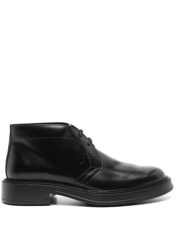 Tod’s - Desert Boots in Leather - Black Man BLACK Desert Boots in Leather XXM61K00D80LYG9MB999 | Tods main image 4