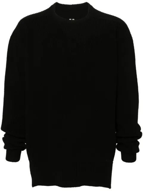 Rick Owens fisherman-knit virgin-wool jumper
