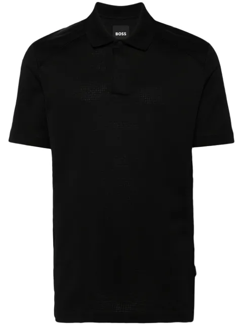 BOSS ripstop polo shirt
