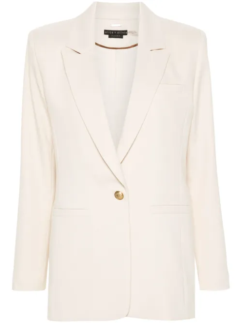 Blazer à simple boutonnage - alice + olivia - Modalova