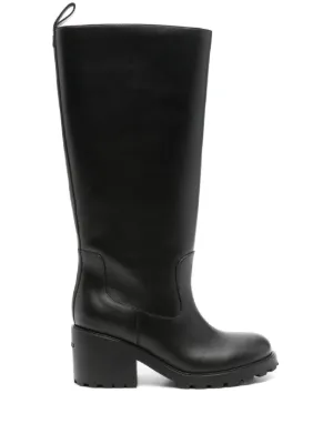 ミドルブーツ BALLY Women Boots LEAH55WB450L U901 Black Bally Boots