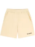 Sporty & Rich logo-embroidered gym shorts - Yellow