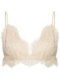 ZIMMERMANN illustration lace bralette - Neutrals