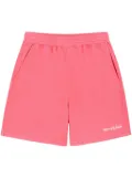 Sporty & Rich logo-embroidered gym shorts - Pink