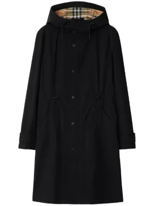 BURBERRY(バーバリー)カムデンコート ブラック 46 Burberry カムデン カーコート | ブラック | FARFETCH JP