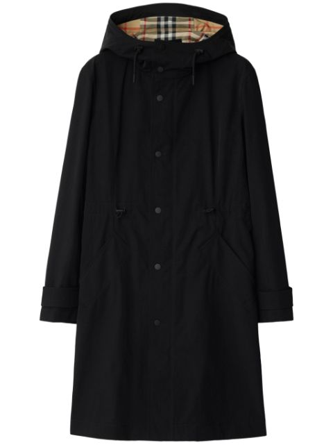 Burberry button-up recycled nylon parka Women