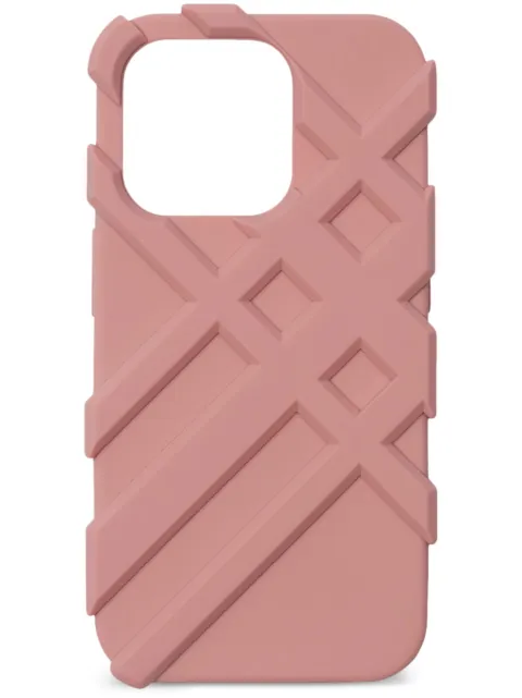 Burberry чехол для iPhone 15 Pro в клетку
