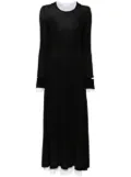 Helmut Lang double-layer maxi dress - Black