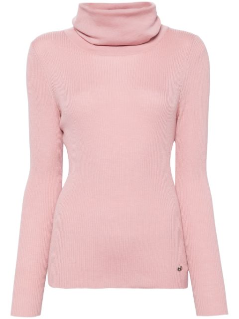 CHANEL 2000s roll-neck knitted jumper Women