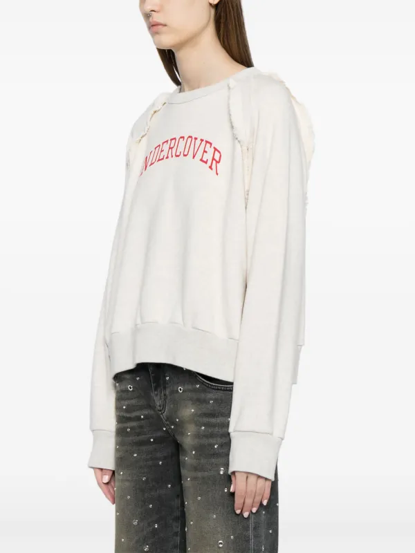 UNDERCOVER - UNDERCOVER ロゴスウェット Undercover ロゴ スウェットシャツ | ニュートラル | FARFETCH JP