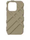 Burberry check iPhone 15 Pro case - Neutrals