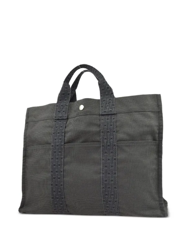 Hermès Pre-Owned 1990-2000s Herline MM Tote Bag Black FARFETCH EG