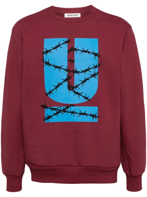 Undercover logo-print cotton sweatshirt