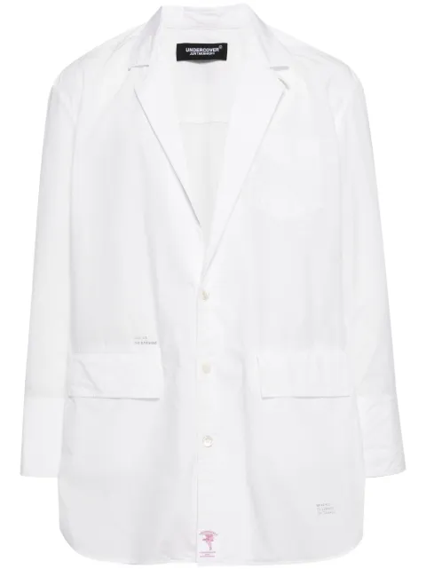 Undercover single-breasted cotton blazer