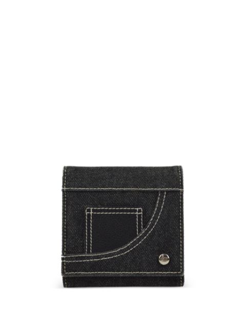 Christian Dior 2001 denim tri-fold wallet Women