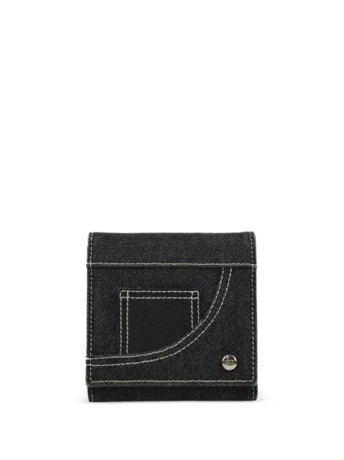 Portefeuille pliant en jean (2001) - Christian Dior Pre-Owned - Modalova