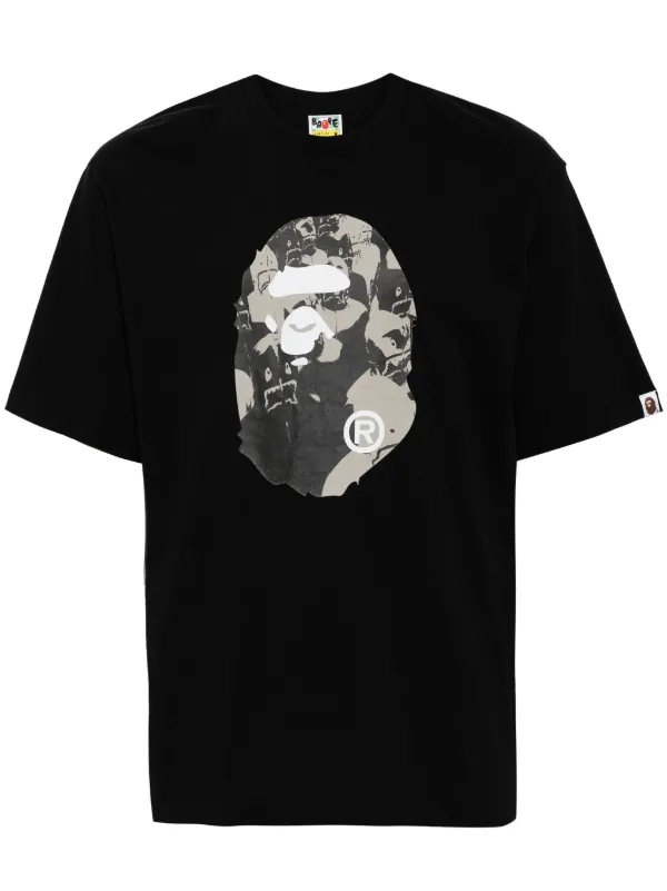 A BATHING APE® グラフィック Tシャツ | ブラック | FARFETCH JP
