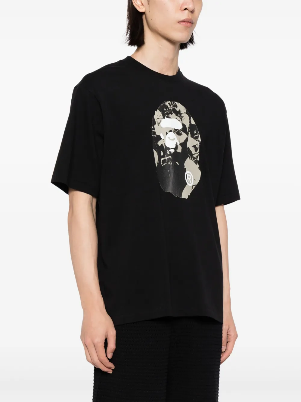 Bathing ape t shirt mens hotsell