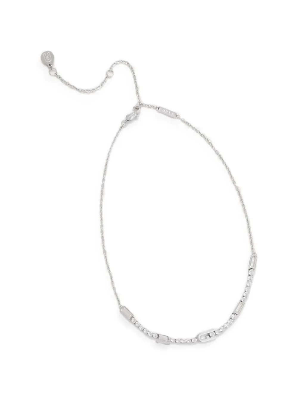 Furla crystal-embellished necklace - Argento